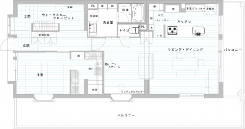 マンションリノベーション図面