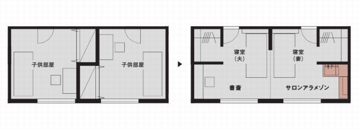 サロンアラメゾン平面図