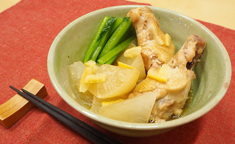 プログレプラスで鶏肉と大根の煮物