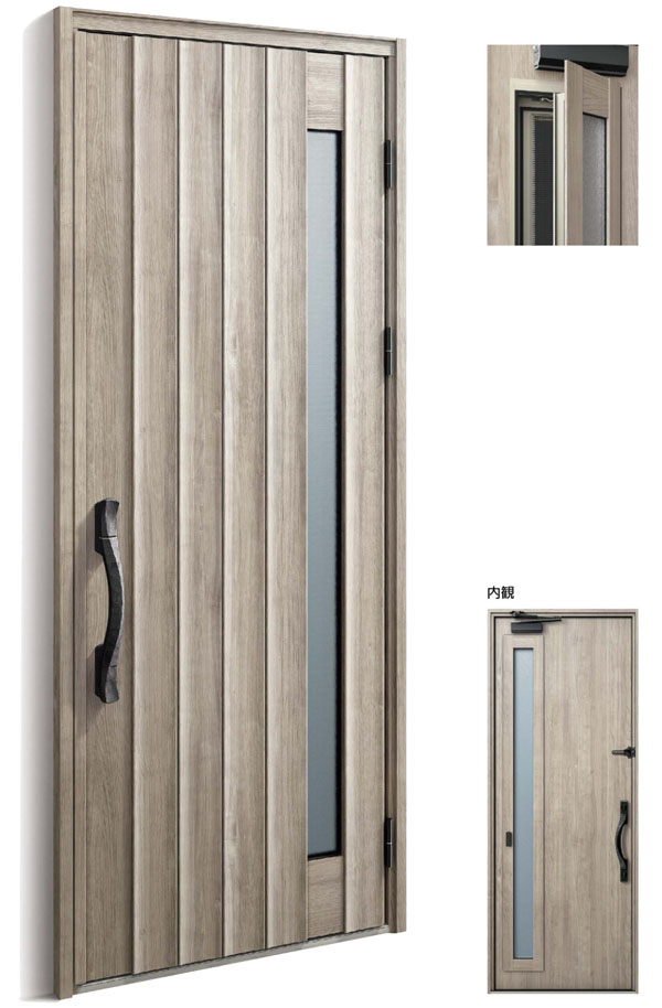 YKK AP 断熱玄関ドア ヴェナート D30の「通風ドア」ナチュラルデザイン