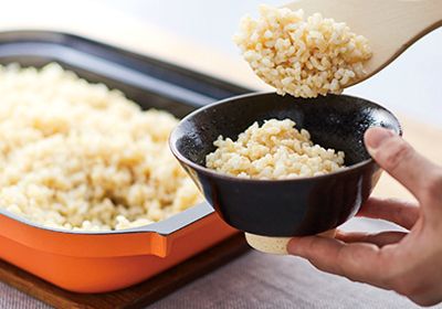 玄米も出来る炊飯機能