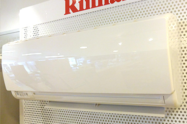 エコカナで展示中の浴室暖房乾燥機