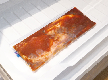 ポークチャップの仕込み