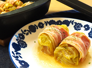 ザ・ココットで無水ロールキャベツ