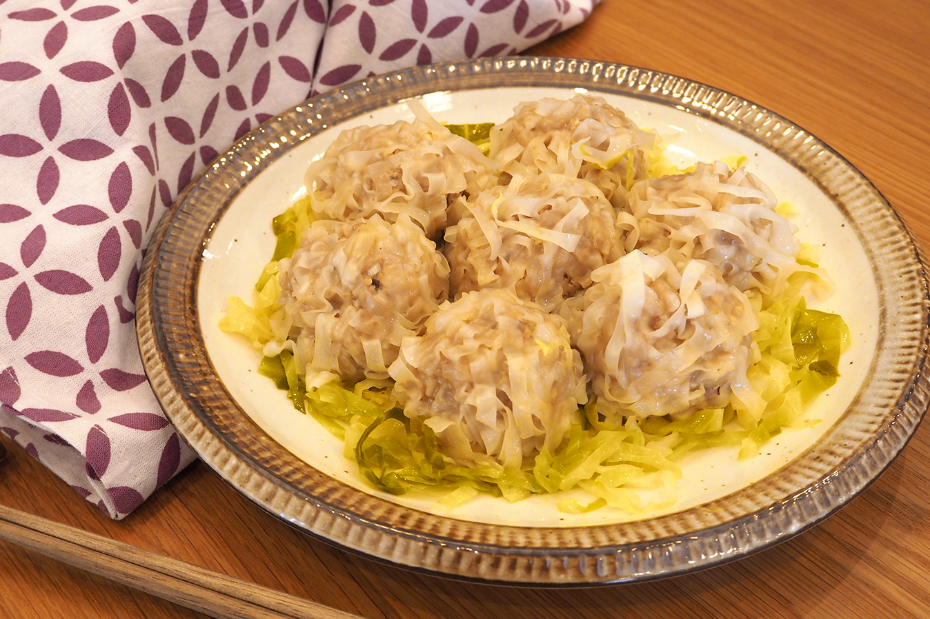 ノーリツプログレでふわふわ豆腐しゅうまい