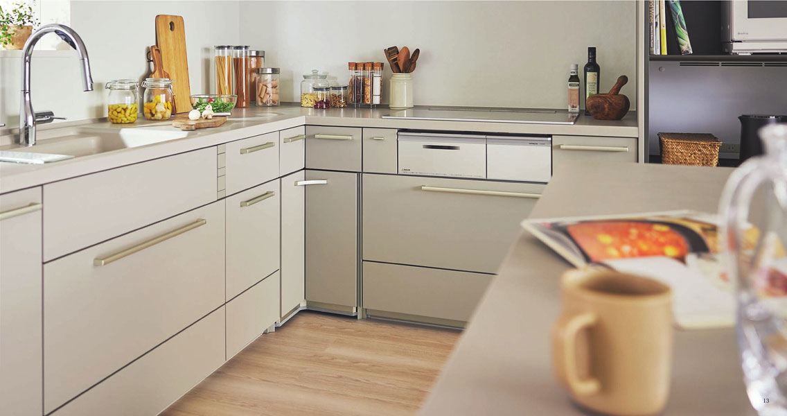 キッチンはオーダーメイド感覚で