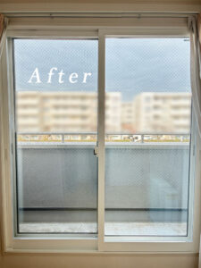 リクシル インプラス 設置後の窓