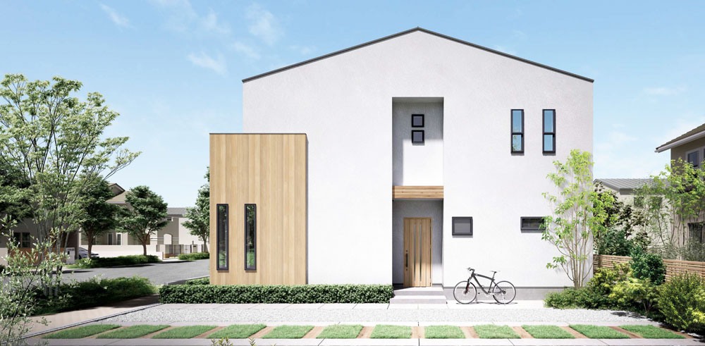 窓がおしゃれな戸建て